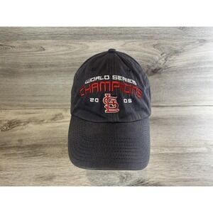 Vintage 2006 St Louis Cardinals World Series Champions Strapback Hat‎ Cap Blue
